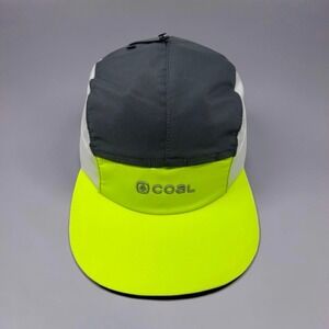 Coal Headwear The Deep River 5-Panel Cap Hat Neon Yellow Camper Packable NWT